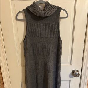 Moth Charcoal Knit Midi Dress